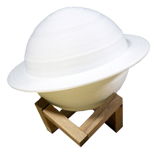 Lámpara Saturn Creative Impresa En 3d Pat Tricolor, 15 Cm