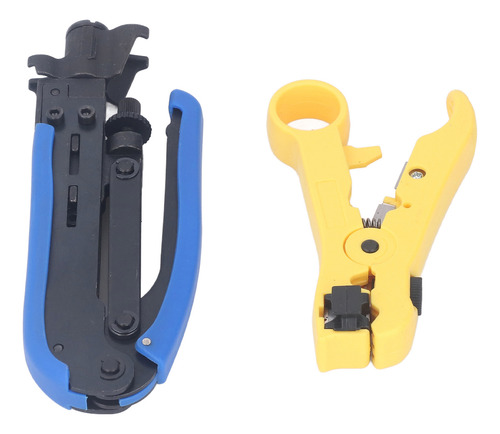 Kit De Herramientas Para Engarzar Cables Coaxiales Para Pela