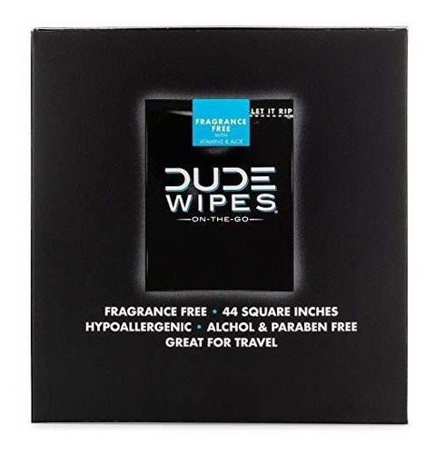 Toallitas Húmedas Dude, Sin Aroma, 30 Unidades (pack De 2)