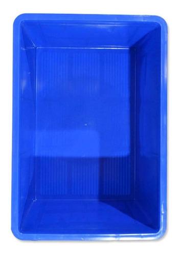Cajas De Plástico De Almacenaje, Mxklb-001, 1 Pza, 15kg, 50x Color Azul/Negro Bluck