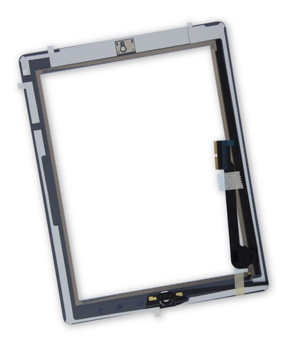 Imagem 2 de 2 de Tela Vidro Touch iPad 4 A1458 A1459 A1460 Adesivos E Botão