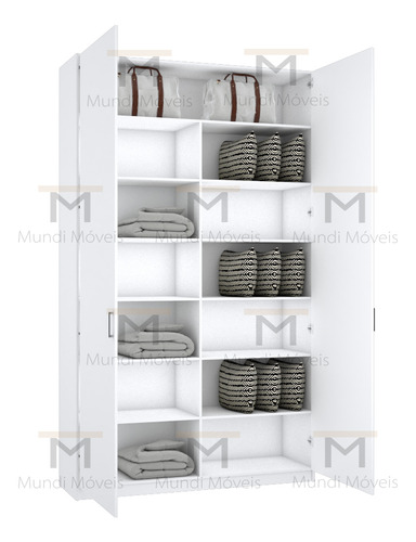 Armário Organizador 2 Portas 100% Mdf M581.b (casa,comércio) Branco