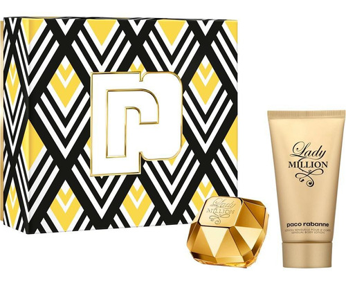 Kit Lady Million Paco Rabanne Edp 80ml + Loção Corporal