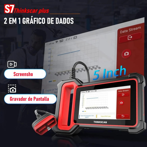 Scanner Diagnostico Thinkcar Plus S7 Obd2 Ajuste Af Abs