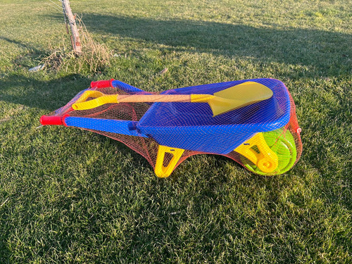 Carretilla Playera Juguete Infantil Grande + Pala Roroplast