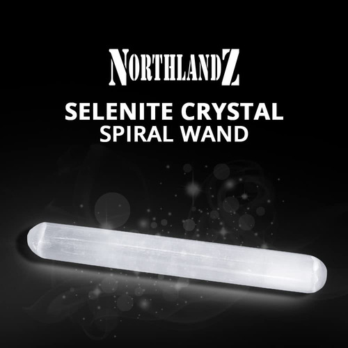 Northlandz Varita De Masaje De Vidrio De Selenita De 6 Pulga