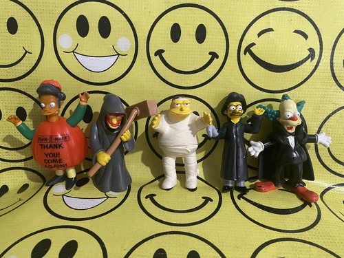 Simpson Halloween Noche De Brujas Figuras Burger King 2001 (Usado)
