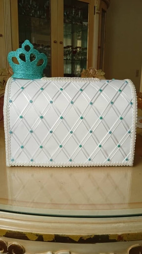 Baul Para Bodas Y 15 Años Elaborado Con Telas Importadas