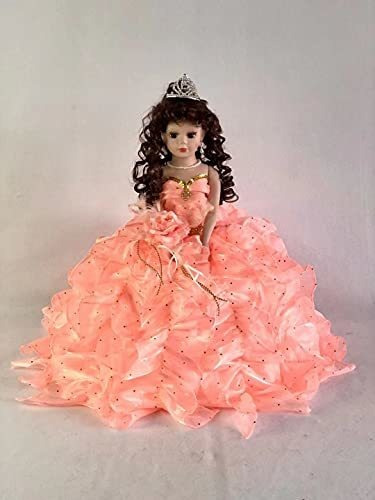 18  Paraguas Muñecas De Porcelana Quinceañera Rosa 7nfwj