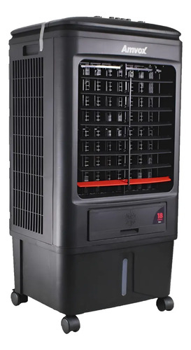 Climatizador De Ar Amvox Umidifica E Ventila 18l Preto 127v