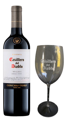 Taça De Acrilico Transparente Casillero Del Diablo 560ml