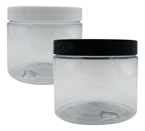 Envase Tarro Cosmetico 400 Ml Frasco Pomadero Vacio X 50 Pzs