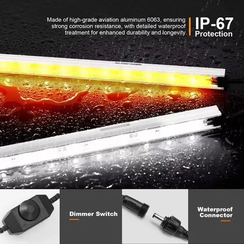 Topautogear Luces Led De 4 Bares Kit Más Brillante Smd 5050