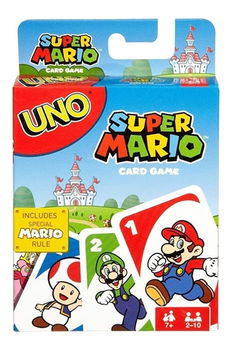 Juego de cartas Uno  Mario Mattel DRD00