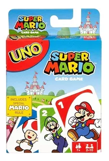 Mattel Cartas Uno EDICION ESPECIAL Uno Super Mario Uno Espanhol