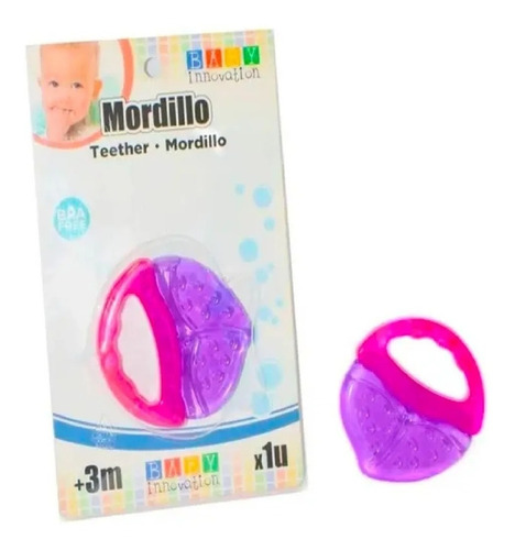 Mordillo Bebe Refrigerante Baby Innovation Pañalera Arenita