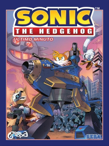 Sonic The Hedgehog  Volume 6: Último Minuto (acompanha Pôster E Marcador), De Flynn, Ian. Editora Geektopia, Capa Mole Em Português