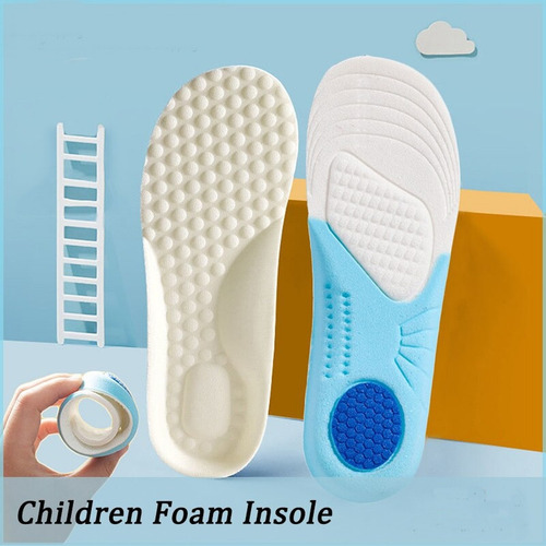 Imagen 2 de 9 de Plantillas Ortopedicas De Memory Foam Para Niños Talla 20-35