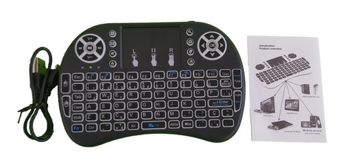 Teclado + Mouse Wireless S/ Fio Smart Tv LG Aoc Samsung Semp