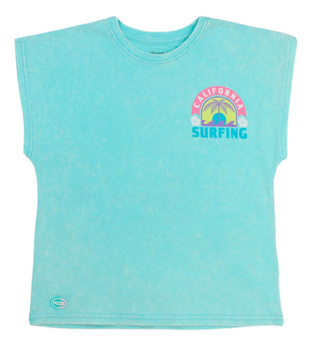 Polera Malibu Azul Junior Niña