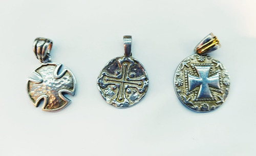 Dijes De Cruz En Plata 925. C6