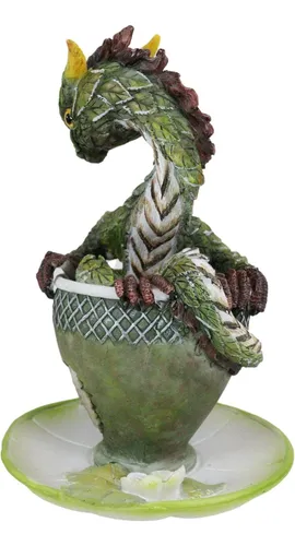 Estatua Dragón Medieval Ebros Decoración Fantasía Bebida