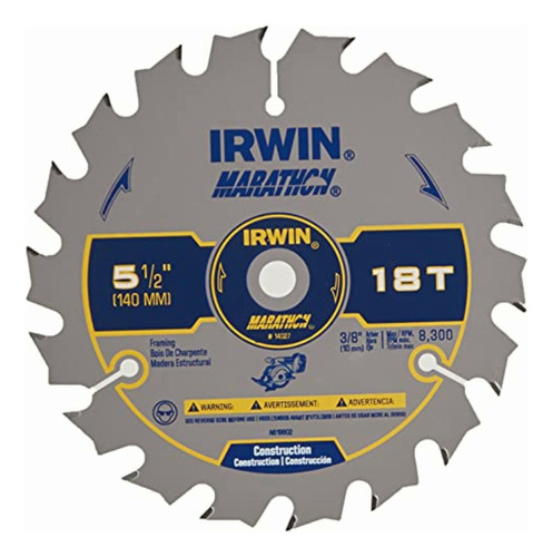 Irwin Tools Marathon Hoja Circular De Carburo