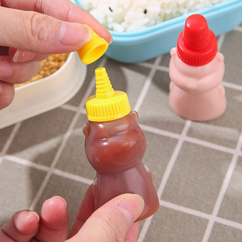 Botella Pequeña De Salsa De Ketchup De Plástico Para Exprimi