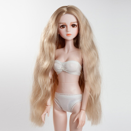 Muñeca Peluca Para 1/4 Bjd Fabrican Y Reparan Marrón