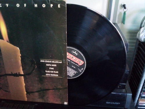 Lp Conspiracy Of Hope P. Maccartney Dire Straits Sting (Usado)