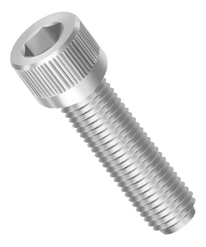 Imagem 4 de 5 de Jogo- 10 Pçs Parafuso Cab Cilíndrica Sext Allen Inox M8 X 70