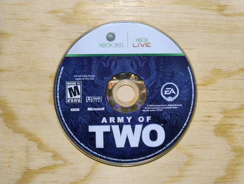 Army Of Two Xbox360 (Usado)