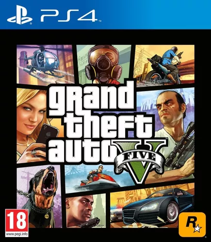 Grand Theft Auto V (Game Cover PS4)  Grand theft auto, Juegos de gta,  Juegos para pc gratis