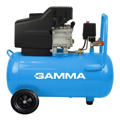 Imagen 4 de 7 de Compresor De Aire Eléctrico Gamma G2851ar 2,5 Hp 50 Litros