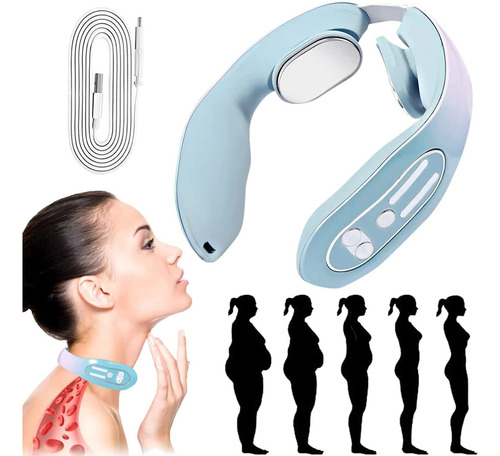 Masajeador Linfático Portátil Para Cuello Máquina De Drenaje