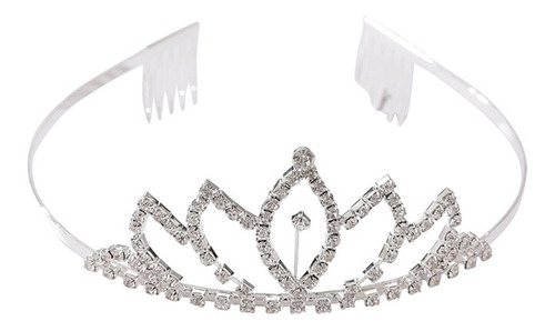 Las Mujeres Tiara Corona Diamantes De Imitación Chica Diadem 