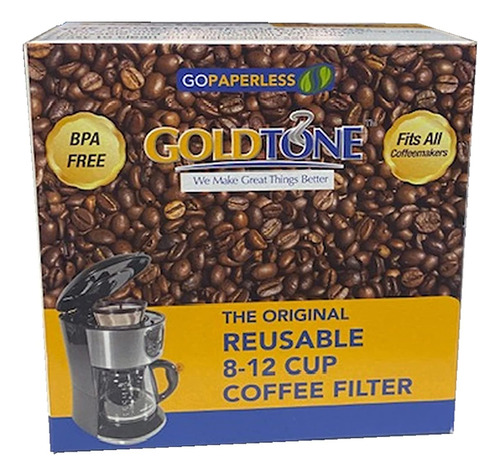 Filtro De Café Goldtone, Reutilizable, De 8 A 12 Tazas
