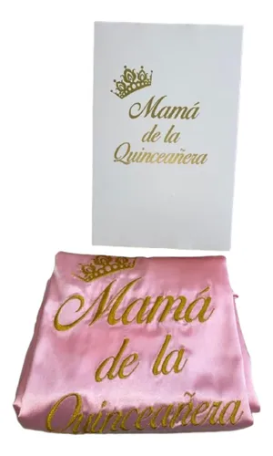 Bata Satin Bordada Para Quinceañera