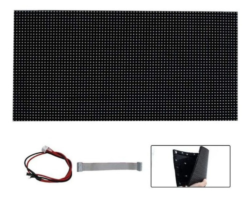 Panel Matriz Led P4 Impermeable Flexible Modulo Para Rgb X 1