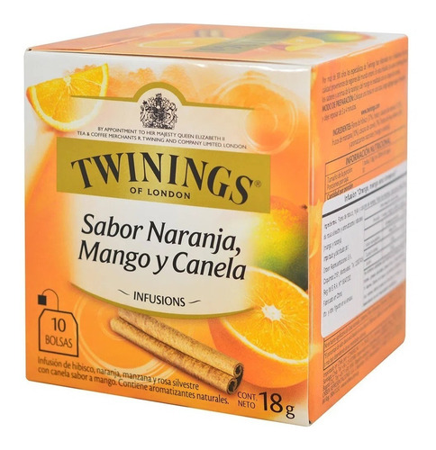 Twinings Naranja Mango Y Canela