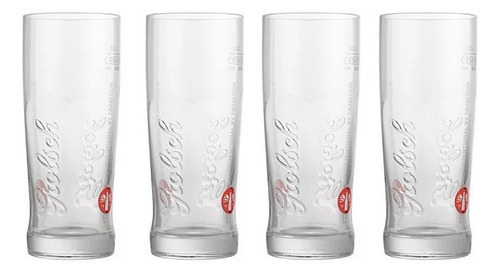 Vasos Cerveceros Grolsch En Vidrio X 4 Uds X 0.3l