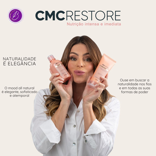 Shampoo 300ml Cmc Restore: Nutrição Intensa | London