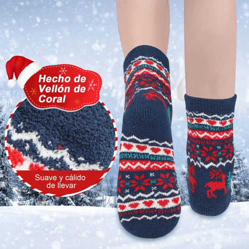 Calcetines Térmicos Mujer 5 Pares Invierno Nieve Cálidos