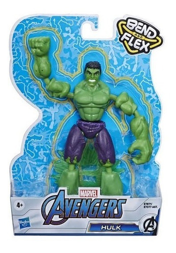 Marvel Avengers Bend And Flex Hulk Figura Flexible