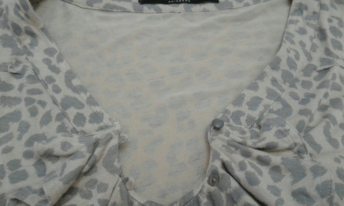 Remera Modal Akiabara T L Animal Print Impecable