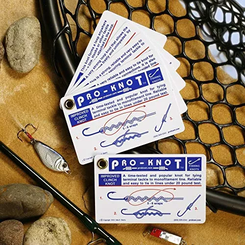 Book : Pro-knot Fishing Knots - Waterproof Knot Cards With.