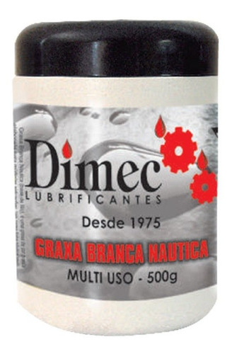 Graxa Náutica Multiuso Branca 500ml Dimec Lubrificantes