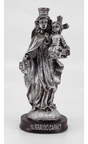 Nossa Senhora Do Carmo - 15 Cm - Prateado
