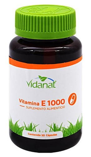 Vitamina E 1000 30 Cápsulas Antioxidante Antiaging 