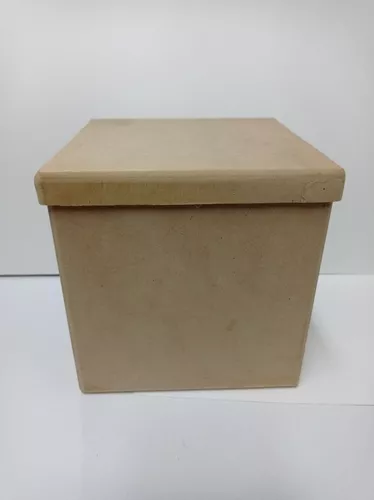Caja de madera cubo 30x30x30cm